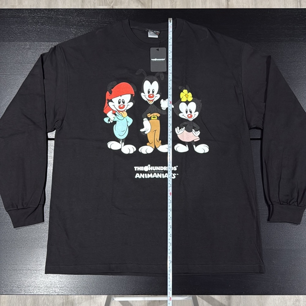 The Hundreds X Animaniacs Long Sleeve Black T-Shirt - 2XL - Picture 10 of 11